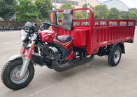 Double ROUGE de tricycle de cargaison du tricycle 250CC de cargaison de charge lourde refroidi à l'eau