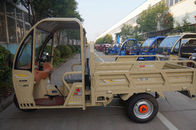 Tricycle de chargement lourd semi fermé d'essence de 1.0m*1.5m