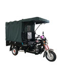 50km/h a motorisé 150cc le tricycle de cabine de roue du moteur trois avec la tente